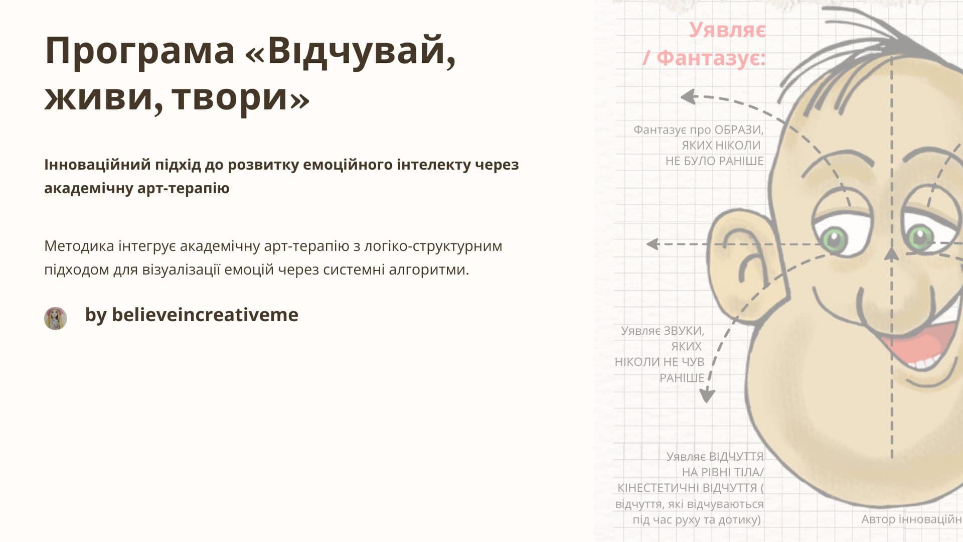 Методика "Відчуй, Живи, Твори"